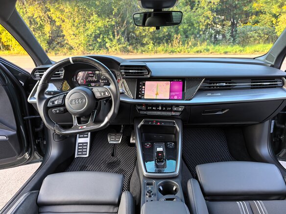 2022 Audi A3 Sportback 35 TFSI IV (8Y), зелёный, 3050000 рублей - вид 10