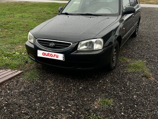 2008 Hyundai Accent ТагАЗ II, чёрный, 550000 рублей, вид 2