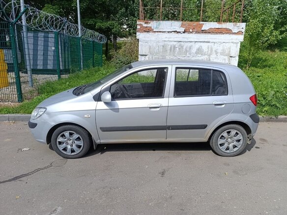 2009 Hyundai Getz I Рестайлинг, серебристый, 570000 рублей - вид 5