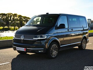 2020 Volkswagen Caravelle T6 Рестайлинг, синий, 4150000 рублей, вид 1