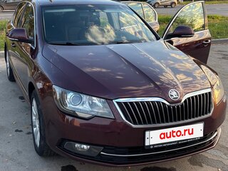 2014 Skoda Superb II Рестайлинг, пурпурный, 1230000 рублей, вид 2