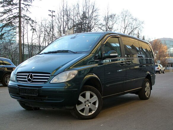 2008 Mercedes-Benz Viano L1 I (W639), зелёный - вид 2