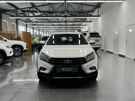 2018 Lada (ВАЗ) Vesta SW Cross I, белый, 970000 рублей, вид 3
