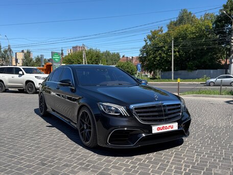 2017 Mercedes-Benz S-Класс 560 Long VI (W222, C217) Рестайлинг, чёрный, 5350000 рублей, вид 4