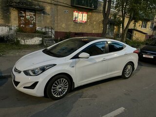 2014 Hyundai Elantra V (MD) Рестайлинг, белый, 1000000 рублей, вид 2