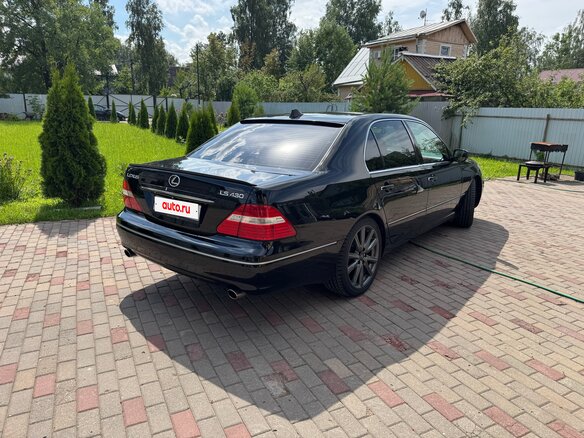 2005 Lexus LS 430 III Рестайлинг, чёрный, 1650000 рублей - вид 8
