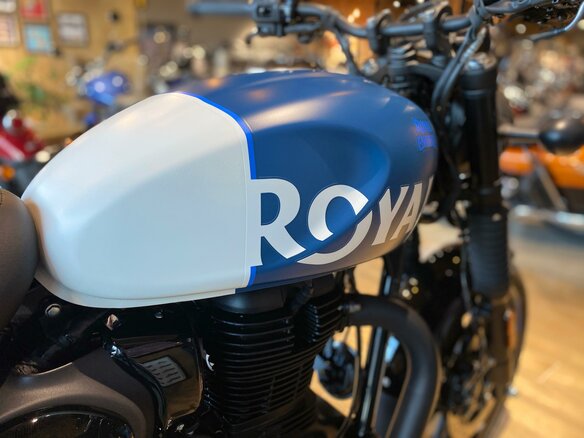 2026 Royal Enfield Hunter, синий, 439000 рублей - вид 6