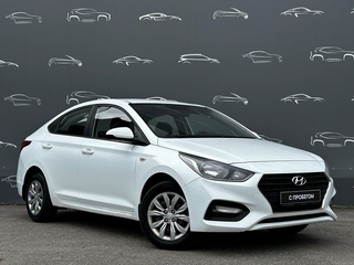 2019 Hyundai Solaris II, белый, 1277700 рублей, вид 3