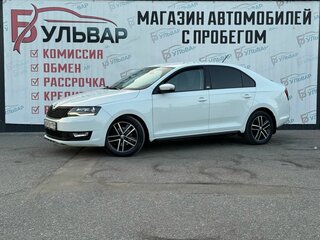 2017 Skoda Rapid I Рестайлинг, белый, 1230000 рублей, вид 3