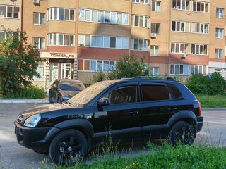 2008 Hyundai Tucson I, чёрный, 780000 рублей, вид 4