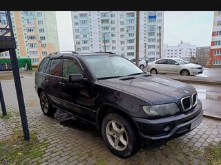 2001 BMW X5 3.0i I (E53), чёрный, 770000 рублей, вид 4