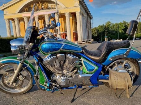2011 Honda VT 1300CS Sabre, синий, 690000 рублей, вид 2
