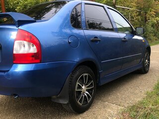 2007 Lada (ВАЗ) Kalina I, синий, 180000 рублей, вид 2