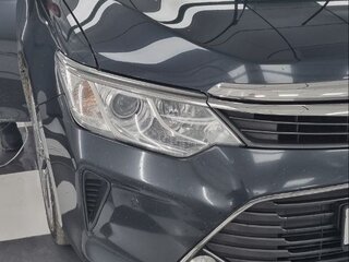 2015 Toyota Camry VII (XV50) Рестайлинг, синий, 1890000 рублей, вид 4
