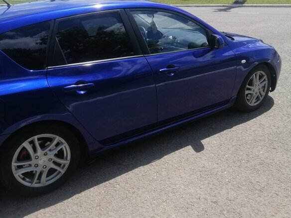 2007 Mazda 3 I (BK) Рестайлинг, синий, 290000 рублей - вид 5