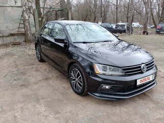 2017 Volkswagen Jetta VI Рестайлинг, чёрный, 1100000 рублей, вид 2