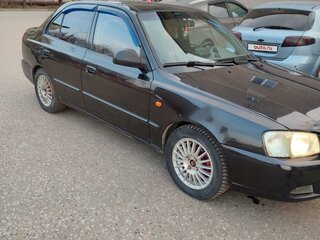 2008 Hyundai Accent ТагАЗ II, чёрный, 260000 рублей, вид 2