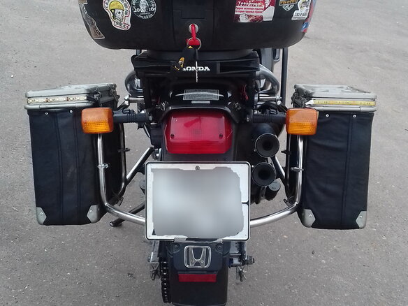 1997 Honda XL600V Transalp, чёрный - вид 4