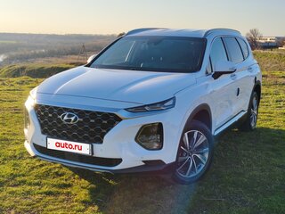 2019 Hyundai Santa Fe IV, белый, 3500000 рублей, вид 2