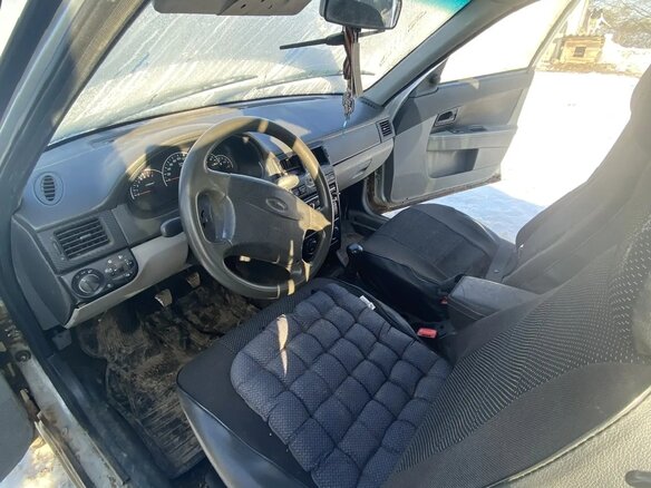 2008 Lada (ВАЗ) Priora I, серый, 110000 рублей - вид 5