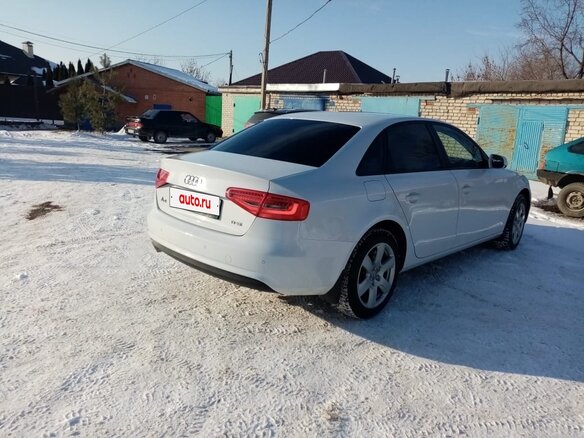 2013 Audi A4 IV (B8) Рестайлинг, белый, 1550000 рублей - вид 10