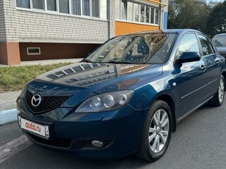 2007 Mazda 3 I (BK) Рестайлинг, синий, 500000 рублей, вид 1