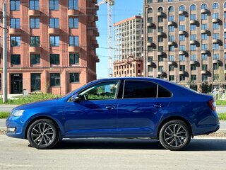 2019 Skoda Rapid I Рестайлинг, синий, 1100000 рублей, вид 4
