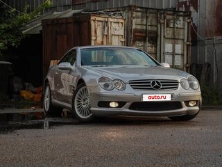 2002 Mercedes-Benz SL-Класс AMG 55 AMG II (R230), серебристый, 4200000 рублей, вид 2