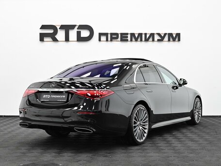 2020 Mercedes-Benz S-Класс 450 Long 4MATIC VII (W223), чёрный, 7990000 рублей, вид 2