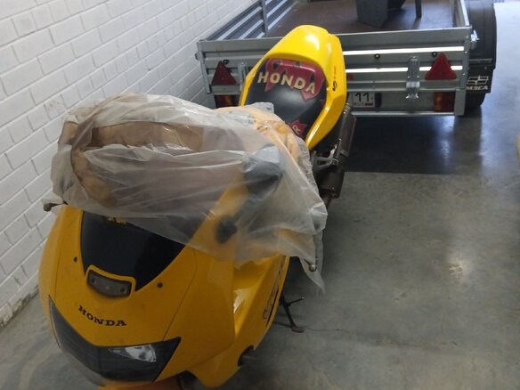 2000 Honda VTR 1000, жёлтый, 275000 рублей - вид 18