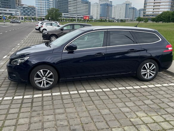 2019 Peugeot 308 II Рестайлинг, синий, 1100000 рублей - вид 6