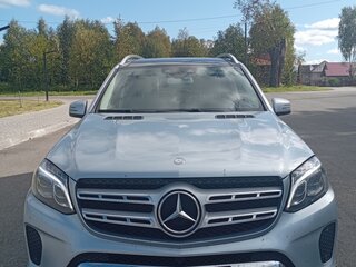 2016 Mercedes-Benz GLS 500 I (X166), серебристый, 3450000 рублей, вид 2