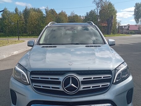 2016 Mercedes-Benz GLS 500 I (X166), серебристый, 3450000 рублей, вид 2