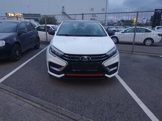 2023 Lada (ВАЗ) Vesta Sportline I Рестайлинг (NG), белый, 1850000 рублей, вид 3
