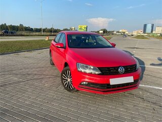 2015 Volkswagen Jetta VI Рестайлинг, красный, 1095340 рублей, вид 1