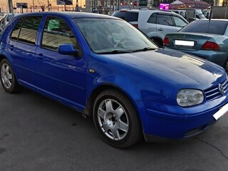 1998 Volkswagen Golf IV, голубой, 238000 рублей, вид 3