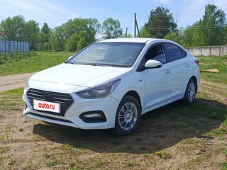 2017 Hyundai Solaris II, белый, 780000 рублей, вид 1