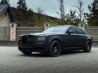 2017 Rolls-Royce Ghost Black Badge I Рестайлинг (Series II), чёрный, 14500000 рублей, вид 2