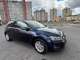 2013 Volkswagen Golf VII, синий, 890000 рублей, вид 4