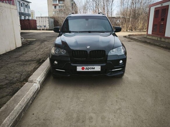 2009 BMW X5 30d II (E70), чёрный, 2100000 рублей - вид 2