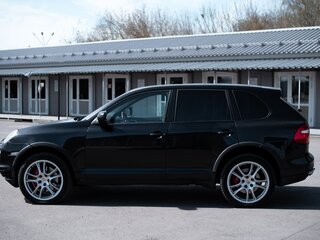 2007 Porsche Cayenne Turbo I Рестайлинг (957), чёрный, 1600000 рублей, вид 4