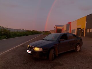 2004 Skoda Octavia I (A4) Рестайлинг, синий, 375000 рублей, вид 2
