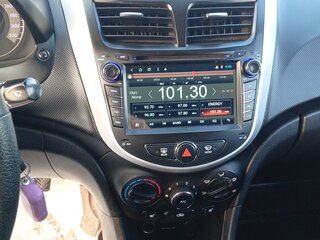 2011 Hyundai Solaris I, фиолетовый, 750000 рублей, вид 3