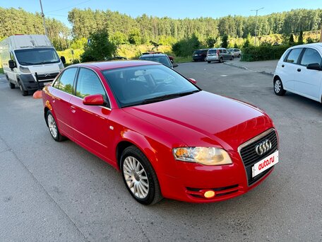 2005 Audi A4 III (B7), красный, 585000 рублей, вид 4