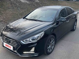 2019 Hyundai Sonata VII (LF) Рестайлинг, чёрный, 1850000 рублей, вид 1