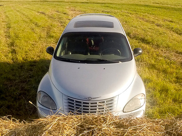 2001 Chrysler PT Cruiser, серебристый - вид 4
