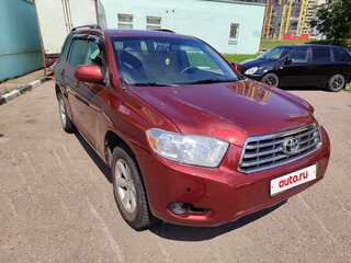 2010 Toyota Highlander II (XU40), пурпурный, 1600000 рублей, вид 3