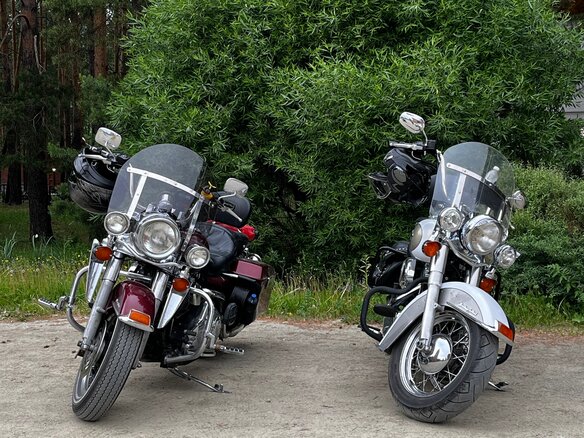 2002 Harley-Davidson Road King, красный, 680000 рублей - вид 17