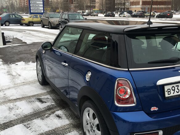 2012 Mini Hatch Cooper S II (R56) Рестайлинг, голубой - вид 2