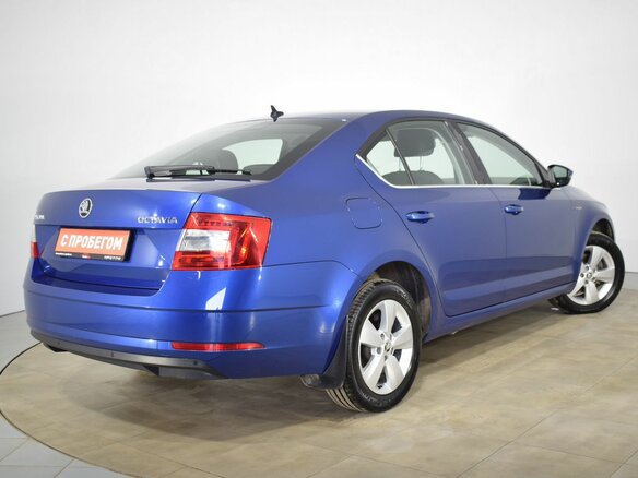 2020 Skoda Octavia III (A7) Рестайлинг, синий - вид 4